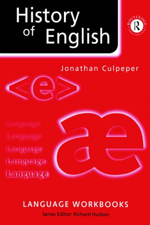 Book cover of History of English