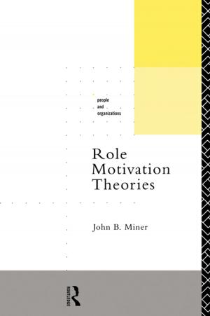 Cover of the book Role Motivation Theories by Hakan Hakansson