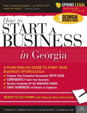 Cover of the book How to Start a Business in Georgia by Karen Kelley