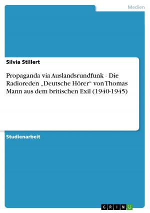 bigCover of the book Propaganda via Auslandsrundfunk - Die Radioreden 'Deutsche Hörer' von Thomas Mann aus dem britischen Exil (1940-1945) by 