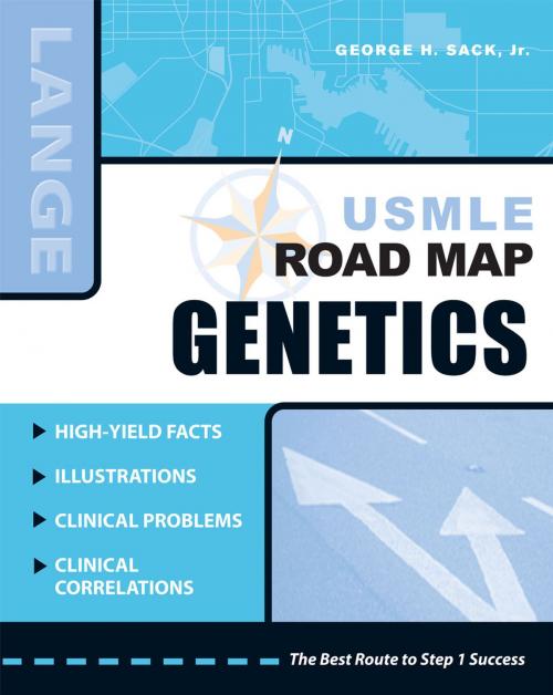 Cover of the book USMLE Road Map: Genetics by George H. Sack Jr., McGraw-Hill Education