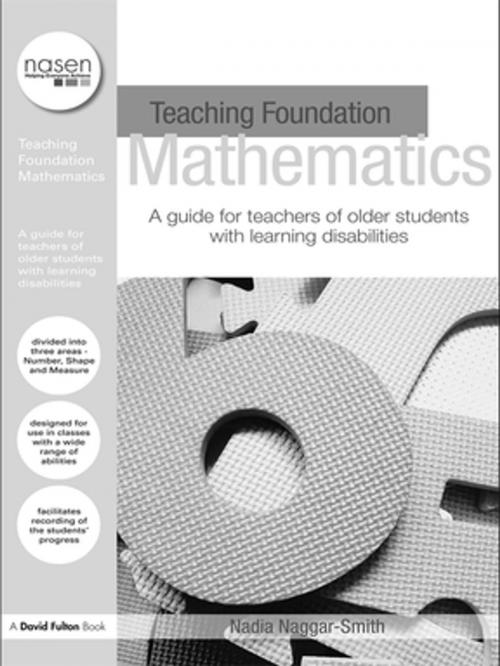 Cover of the book Teaching Foundation Mathematics by Nadia Naggar-Smith, Taylor and Francis