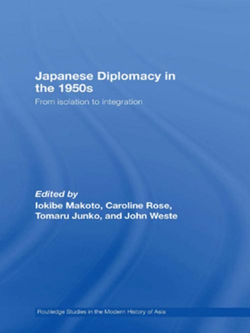 Cover of the book Japanese Diplomacy in the 1950s by , Taylor and Francis