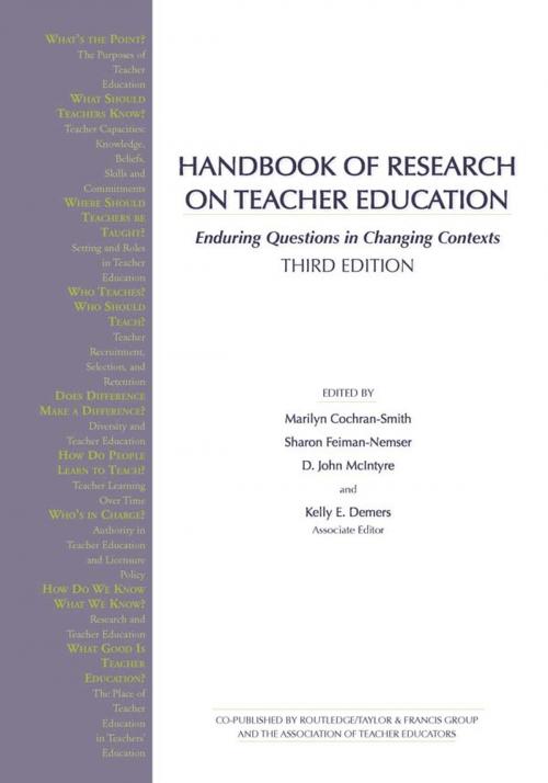 Cover of the book Handbook of Research on Teacher Education by , Taylor and Francis