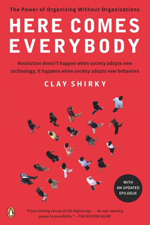 Cover of the book Here Comes Everybody by Clay Shirky, Penguin Publishing Group