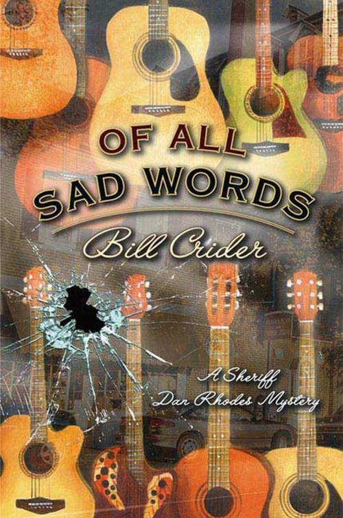 Cover of the book Of All Sad Words by Bill Crider, St. Martin's Press