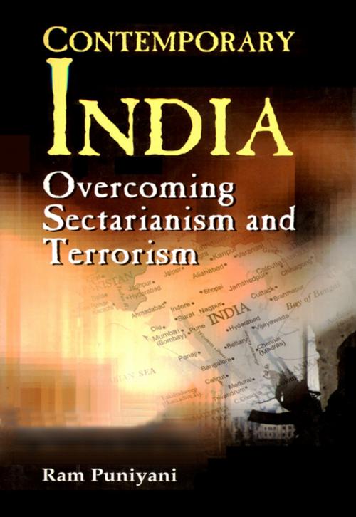 Cover of the book Contemporary India: Overcoming Sectarianism and Terrorism by Ram Puniyani, Hope India Publications