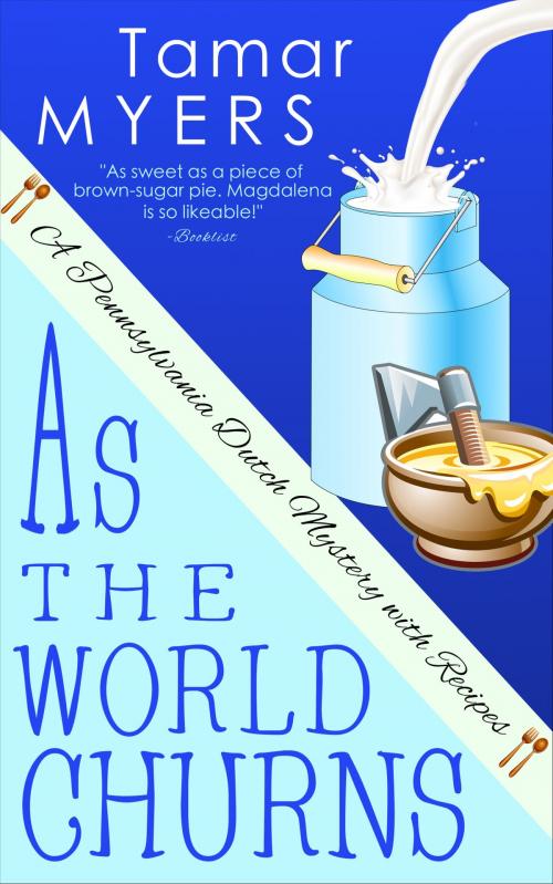 Cover of the book As the World Churns by Tamar Myers, NYLA