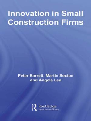 Book cover of Innovation in Small Construction Firms