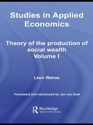 Cover of the book Studies in Applied Economics by Sheila Patterson