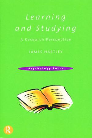 Cover of the book Learning and Studying by Tony Morden