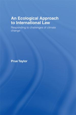 Cover of the book An Ecological Approach to International Law by Eric E. Mccollum, Terry S Trepper