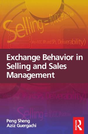 Cover of the book Exchange Behavior in Selling and Sales Management by Franz Cumont