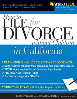 Cover of the book How to File for Divorce in California without Children by Warren C Easley