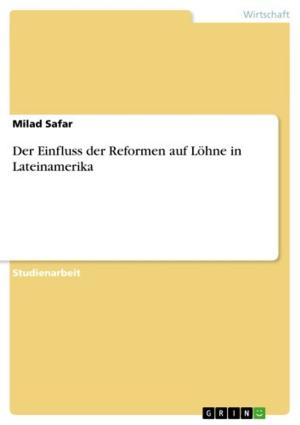 Cover of the book Der Einfluss der Reformen auf Löhne in Lateinamerika by Dominik Heinz