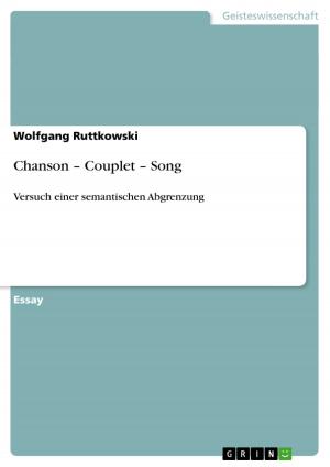 Cover of the book Chanson - Couplet - Song by Heiko Lindner