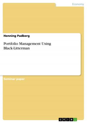 Cover of the book Portfolio Management Using Black-Litterman by Katrin Zielina