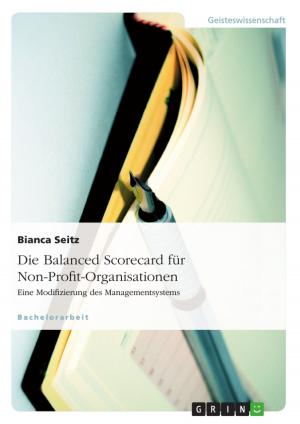 Cover of the book Die Balanced Scorecard für Non-Profit-Organisationen by Anja Maier