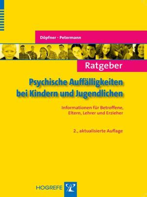 Book cover of Ratgeber Psychische Auffälligkeiten bei Kindern und Jugendlichen