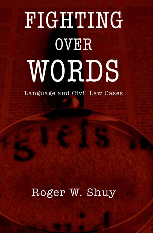 Cover of the book Fighting over Words by Roger W. Shuy, Oxford University Press