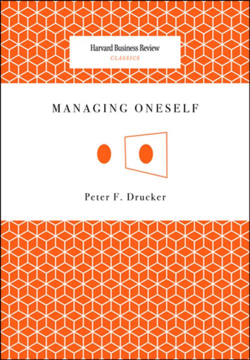 Cover of the book Managing Oneself by Peter Ferdinand Drucker, Harvard Business Review Press