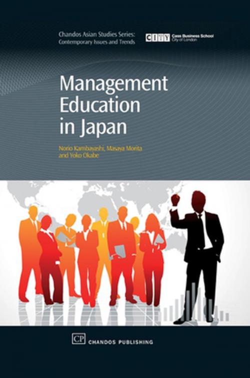 Cover of the book Management Education in Japan by Norio Kambayashi, Masaya Morita, Yoko Okabe, Elsevier Science