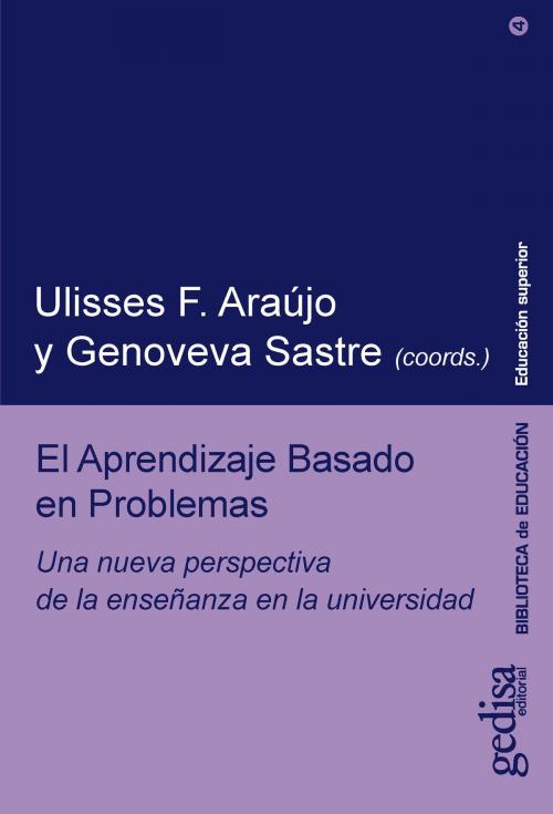 Cover of the book El aprendizaje basado en problemas by Genoveva Sastre, Gedisa Editorial