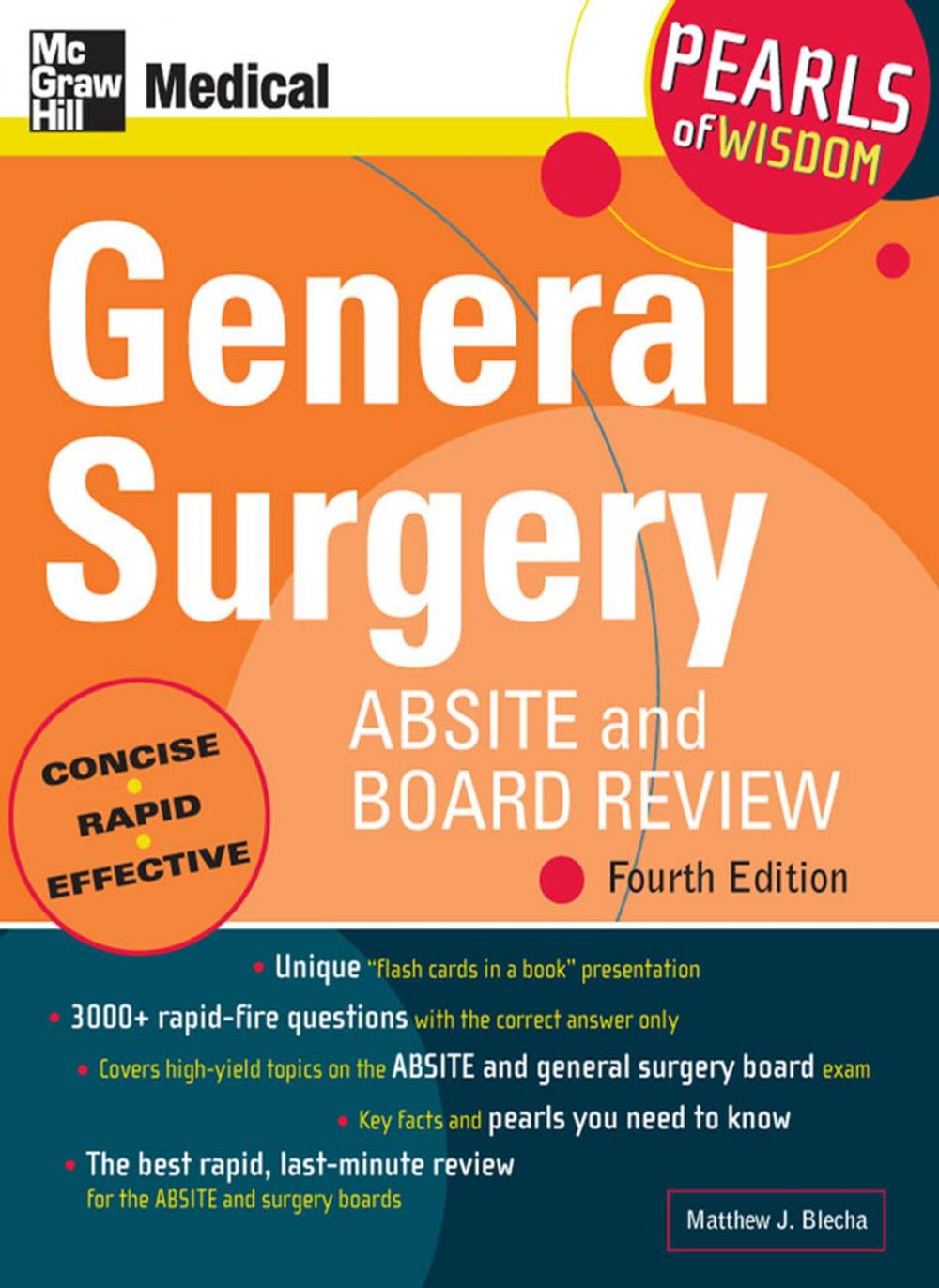 Big bigCover of General Surgery ABSITE and Board Review: Pearls of Wisdom, Fourth Edition