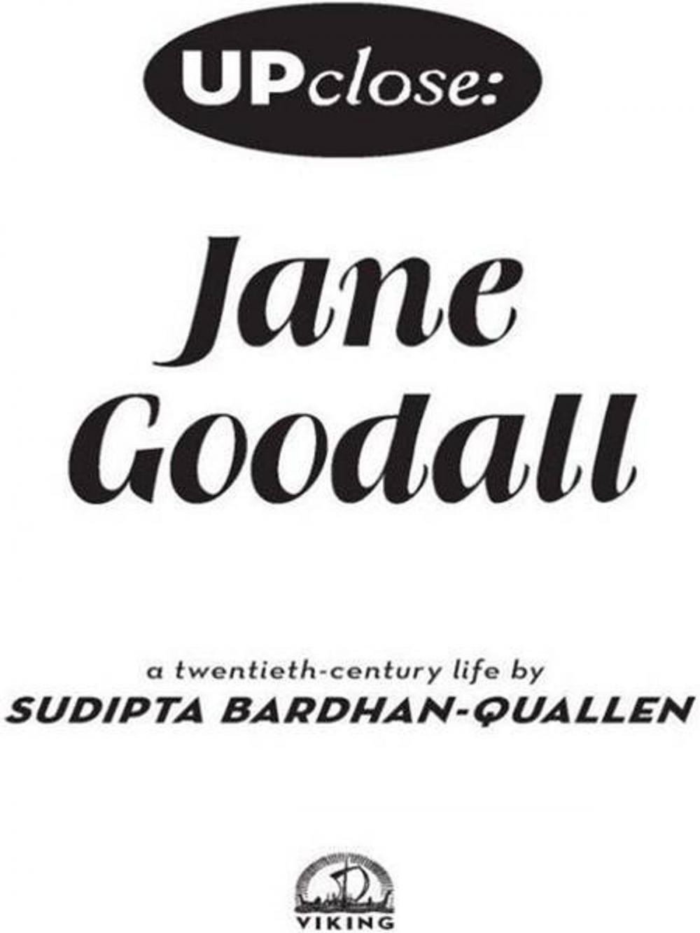 Big bigCover of Jane Goodall