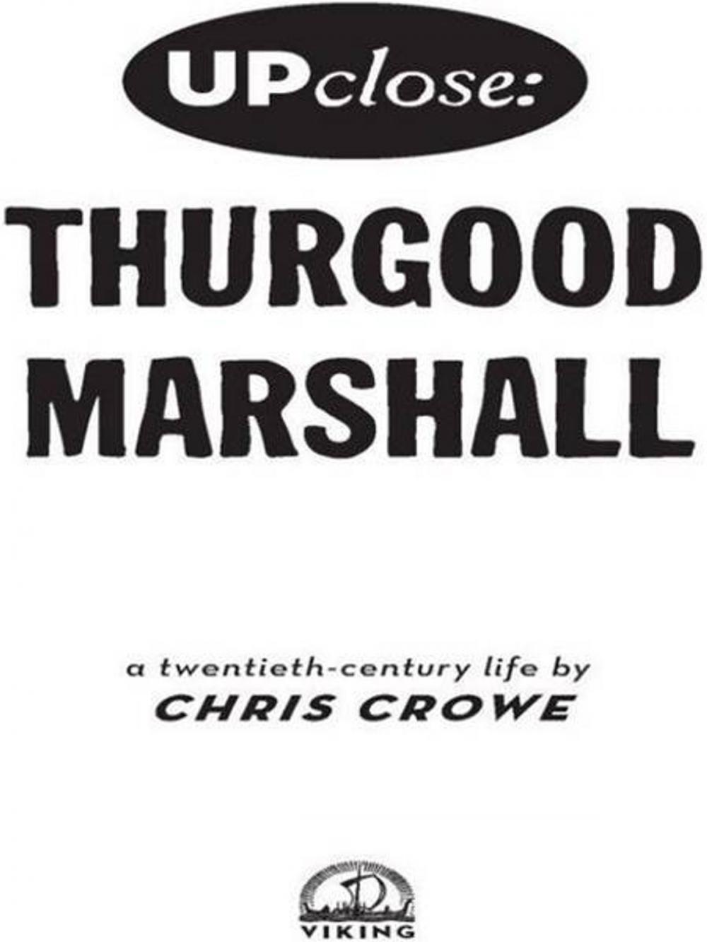 Big bigCover of Thurgood Marshall