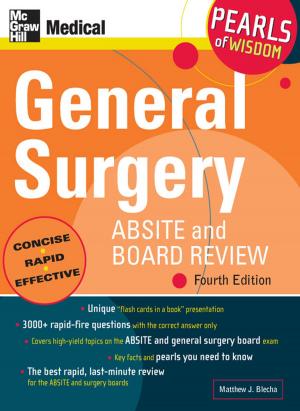 Cover of the book General Surgery ABSITE and Board Review: Pearls of Wisdom, Fourth Edition by Jim Trefethen