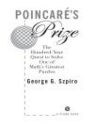 Cover of the book Poincare's Prize by Helmy Faber