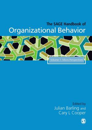 Cover of the book The SAGE Handbook of Organizational Behavior by Professor Dave Mearns, Professor Brian Thorne, John McLeod