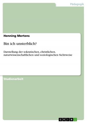 Cover of the book Bin ich unsterblich? by Christopher Klüss