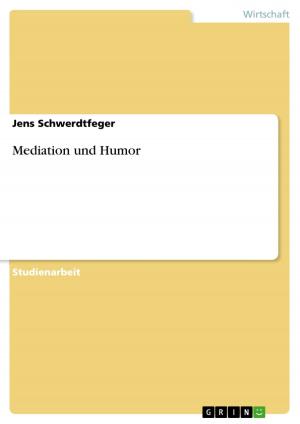 Cover of the book Mediation und Humor by Manuel Wätjen