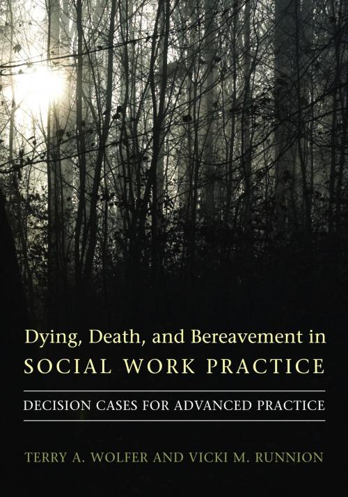 Cover of the book Dying, Death, and Bereavement in Social Work Practice by Terry Wolfer, , Ph.D., Vicki Runnion, MSSW, Columbia University Press