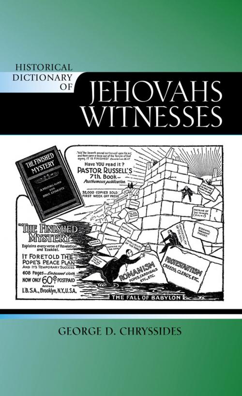 Cover of the book Historical Dictionary of Jehovah's Witnesses by George D. Chryssides, Scarecrow Press