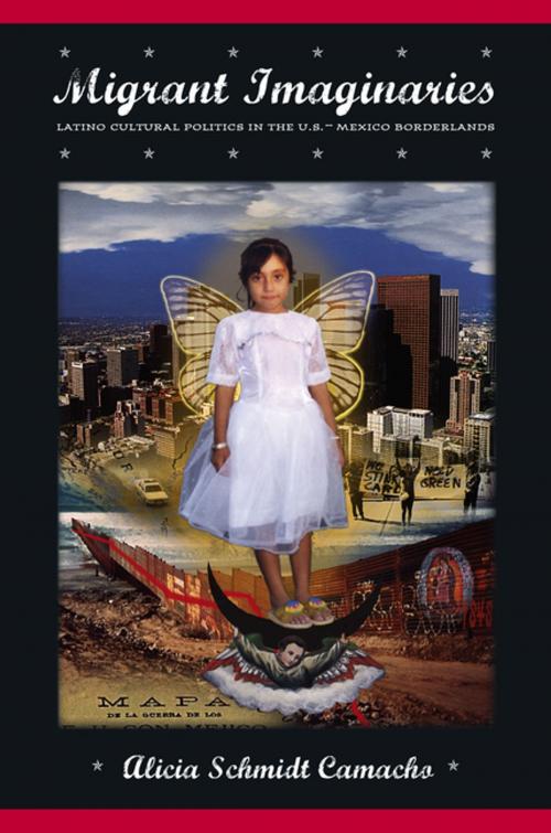 Cover of the book Migrant Imaginaries by Alicia Schmidt Camacho, NYU Press
