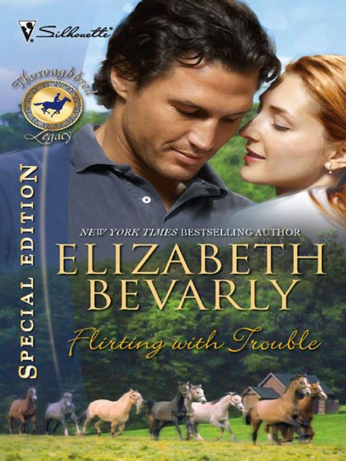 Cover of the book Flirting with Trouble by Elizabeth Bevarly, Harlequin