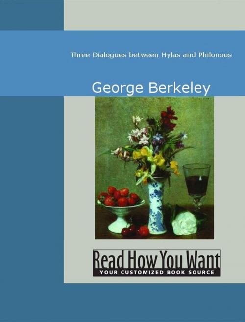Cover of the book Three Dialogues Between Hylas And Philonous by George Berkeley, ReadHowYouWant