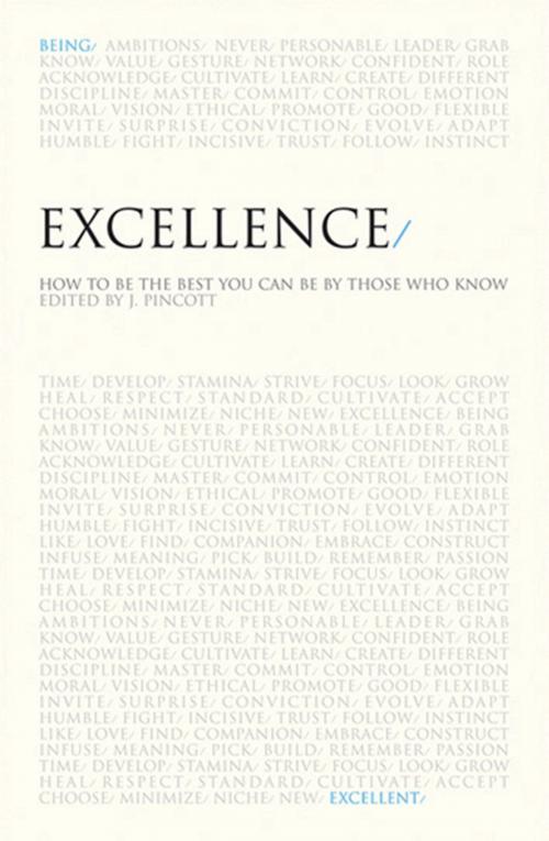Cover of the book Excellence by J.Pincott (Editor), Marshall Cavendish International