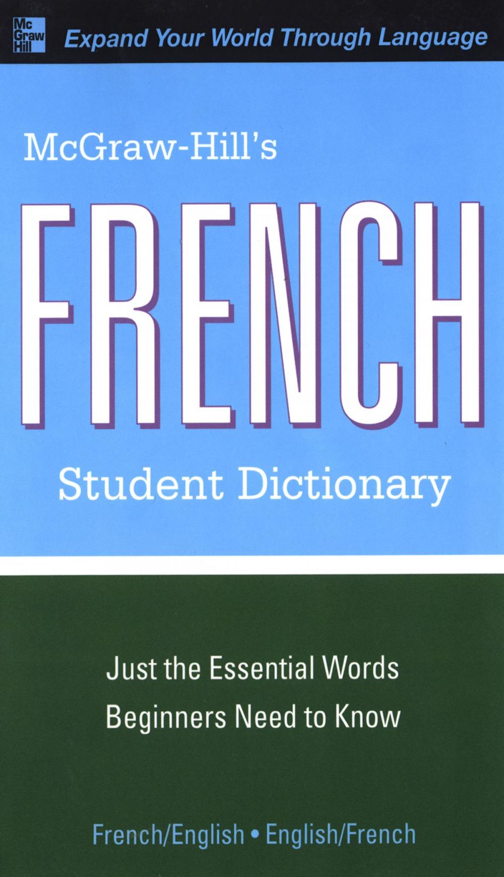 Big bigCover of McGraw-Hill's French Student Dictionary