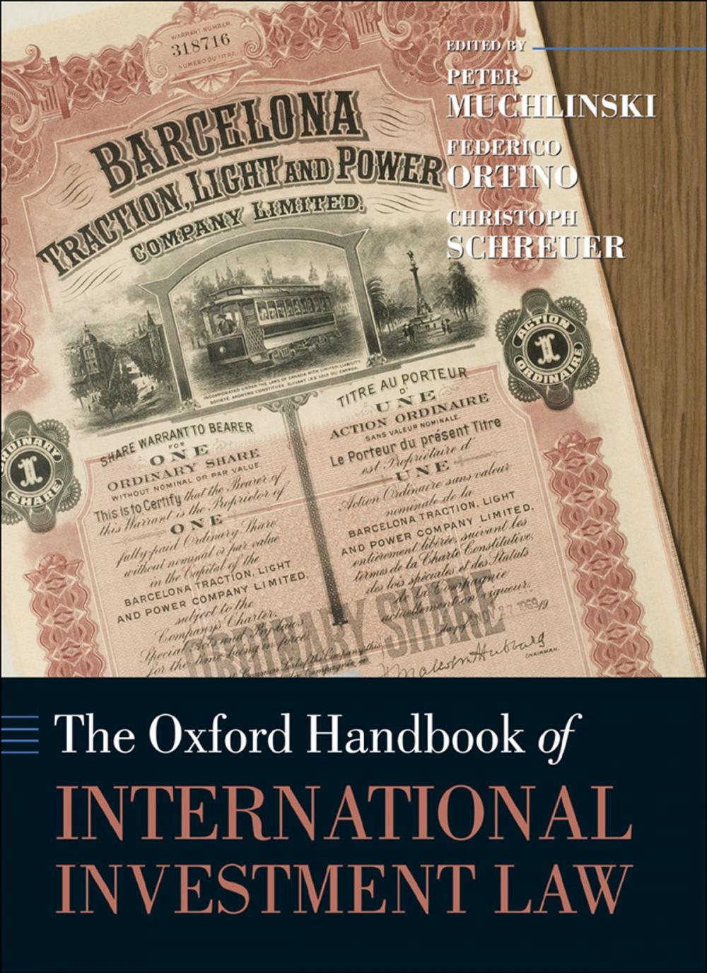 Big bigCover of The Oxford Handbook of International Investment Law