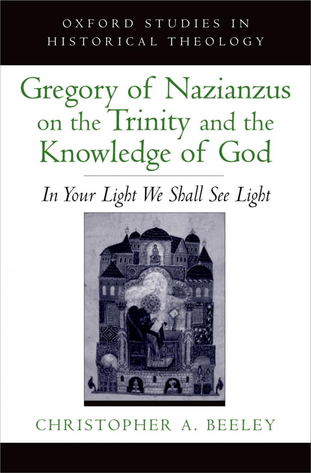 Big bigCover of Gregory of Nazianzus on the Trinity and the Knowledge of God