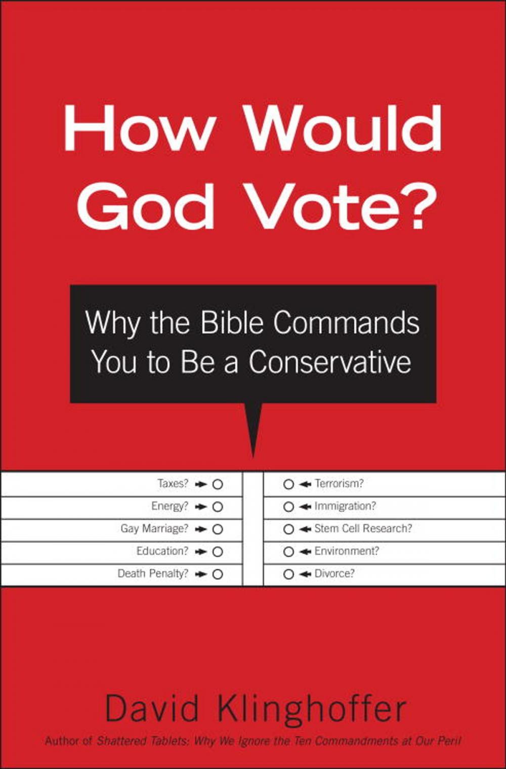 Big bigCover of How Would God Vote?