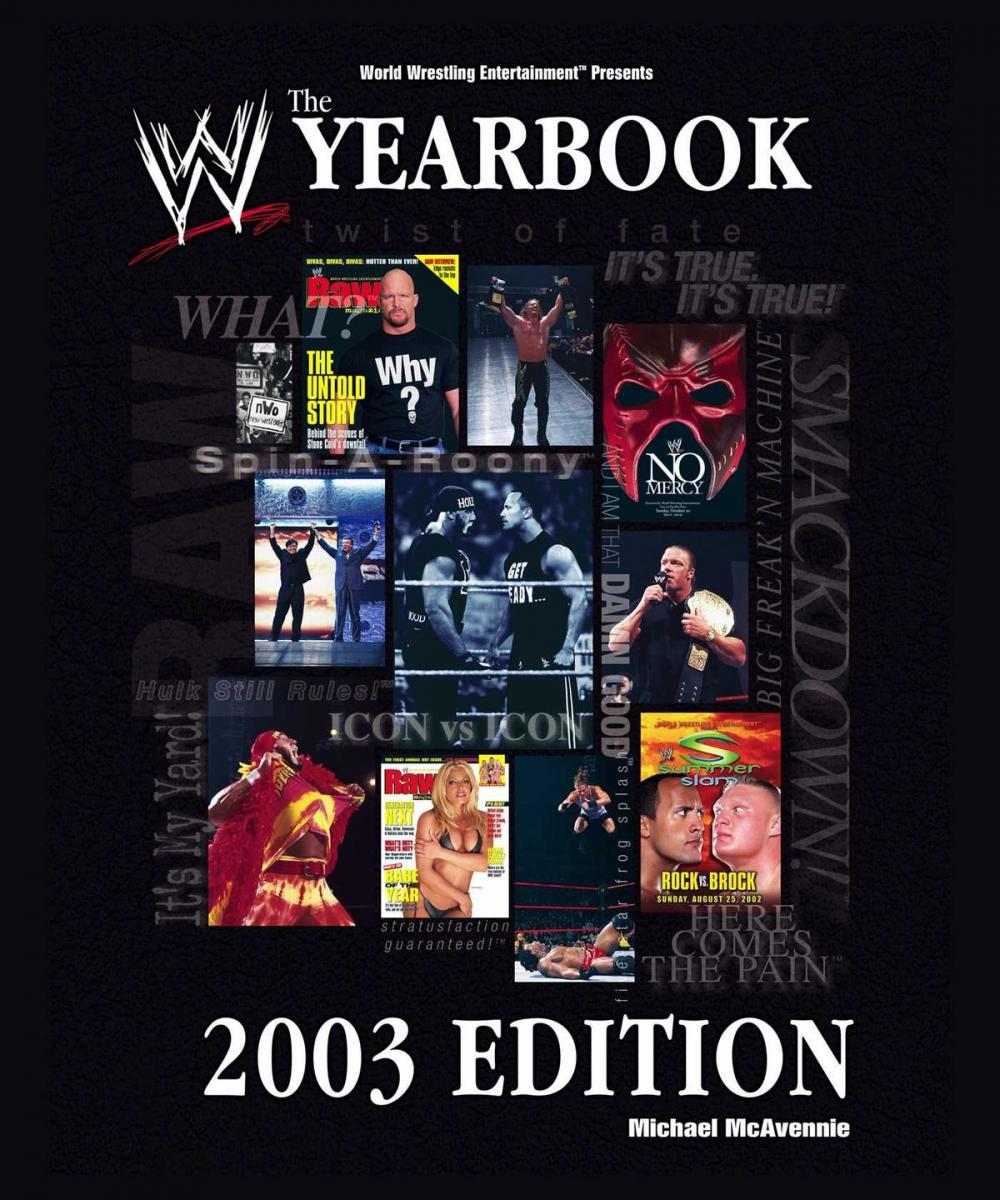 Big bigCover of The World Wrestling Entertainment Yearbook 2003 Edition
