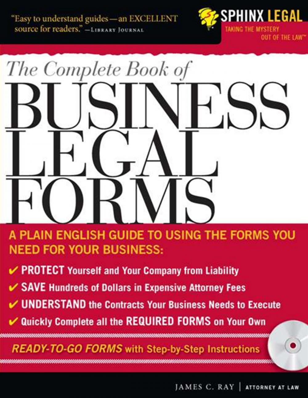 Big bigCover of The Complete Book of Business Legal Forms