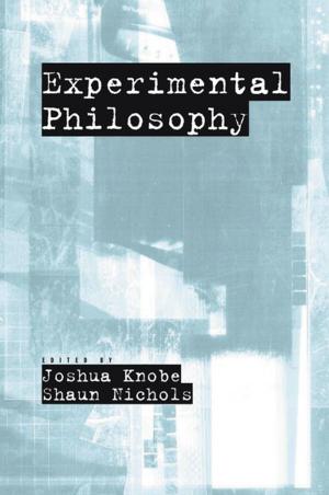Cover of the book Experimental Philosophy by Edna B. Foa, Kelly R. Chrestman, Eva Gilboa-Schechtman