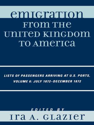 Cover of the book Emigration from the United Kingdom to America by Joel W. Palka