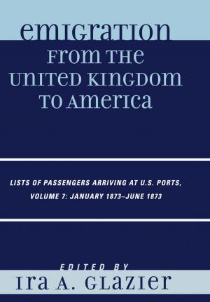 Cover of the book Emigration from the United Kingdom to America by Elizabeth J. Lewandowski